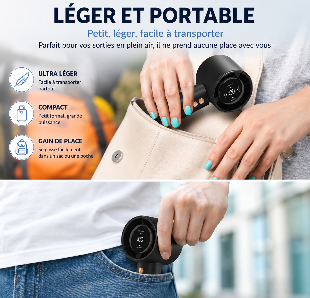 Mini Ventilateur Portable