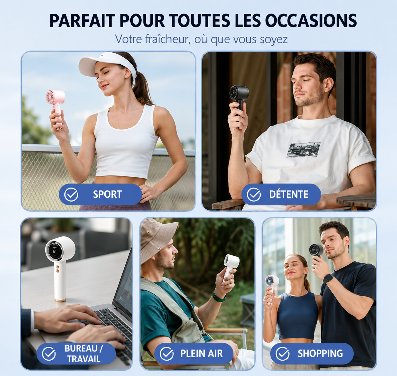 Mini Ventilateur Portable