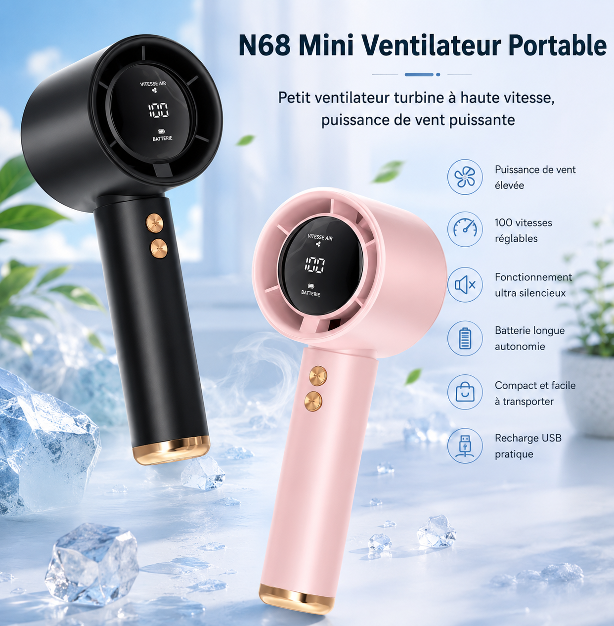 Mini Ventilateur Portable
